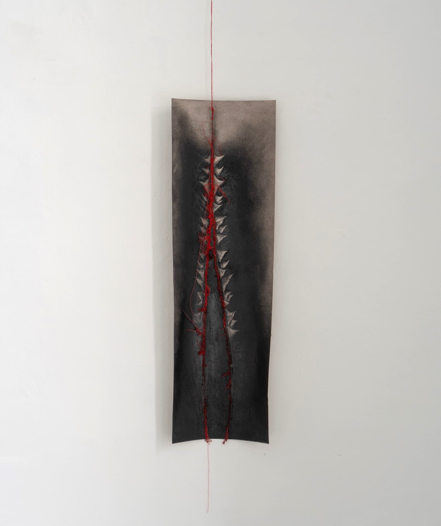 Charcoal and thread